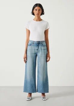 Abi Cropped Wide Leg Jeans
