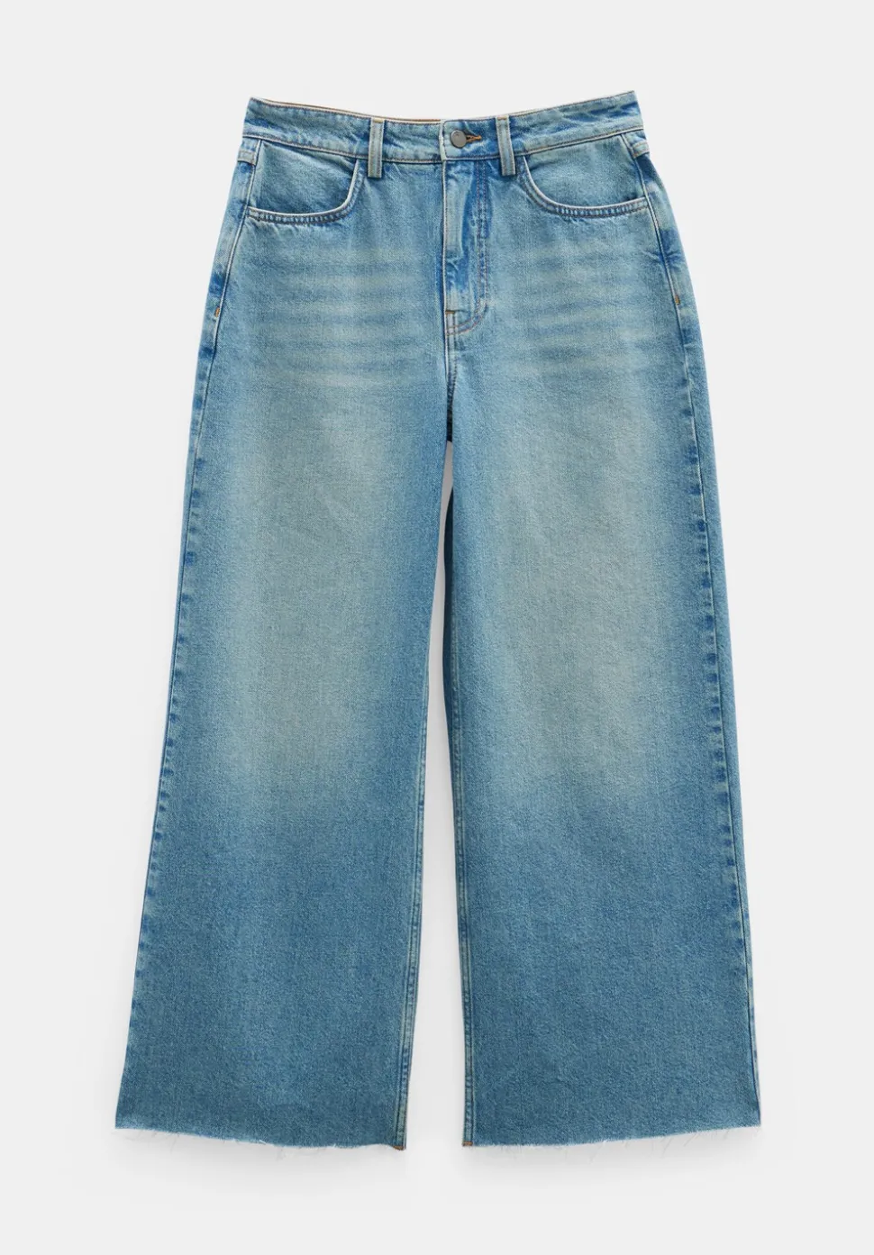 Abi Cropped Wide Leg Jeans