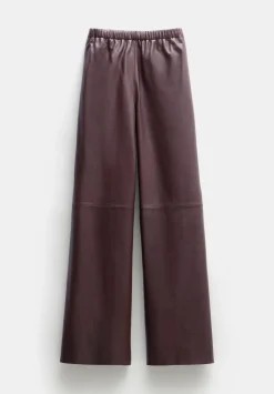 Agatha Leather Pull On Trousers