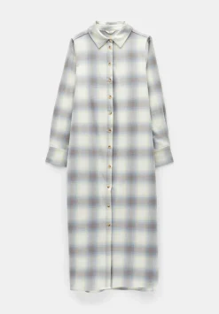 Aida Check Midi Dress