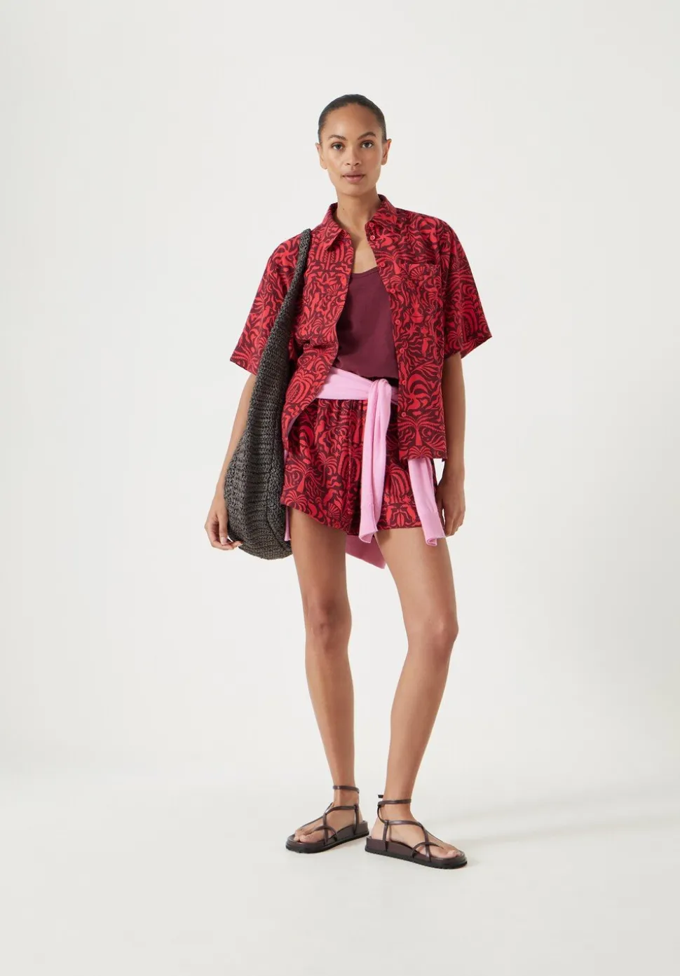 Air Flow Short Sleeve Collared Shirt