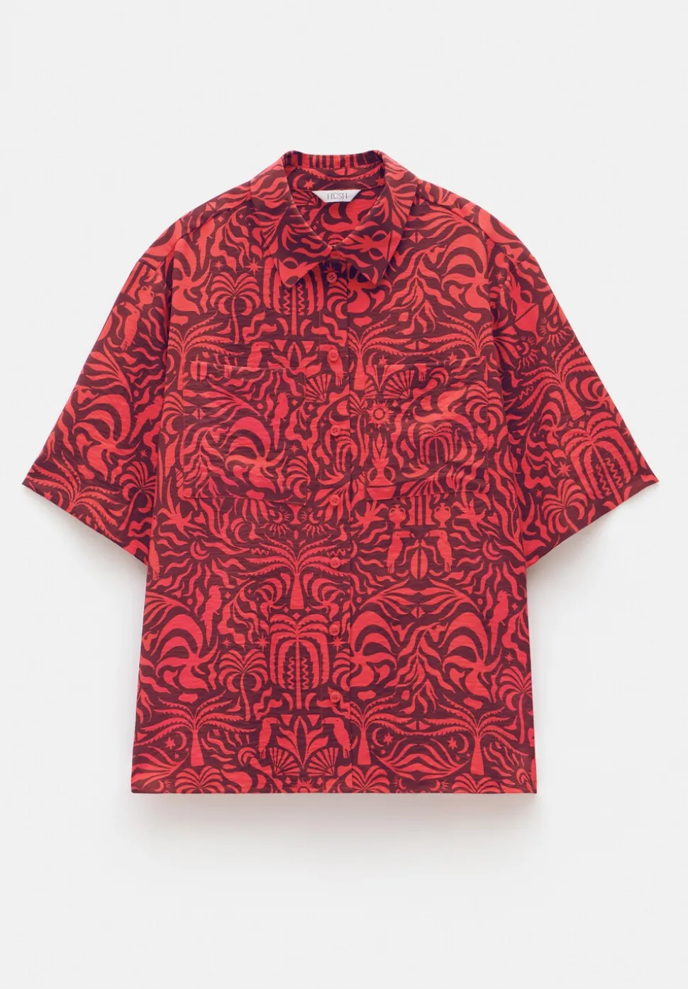 Air Flow Short Sleeve Collared Shirt