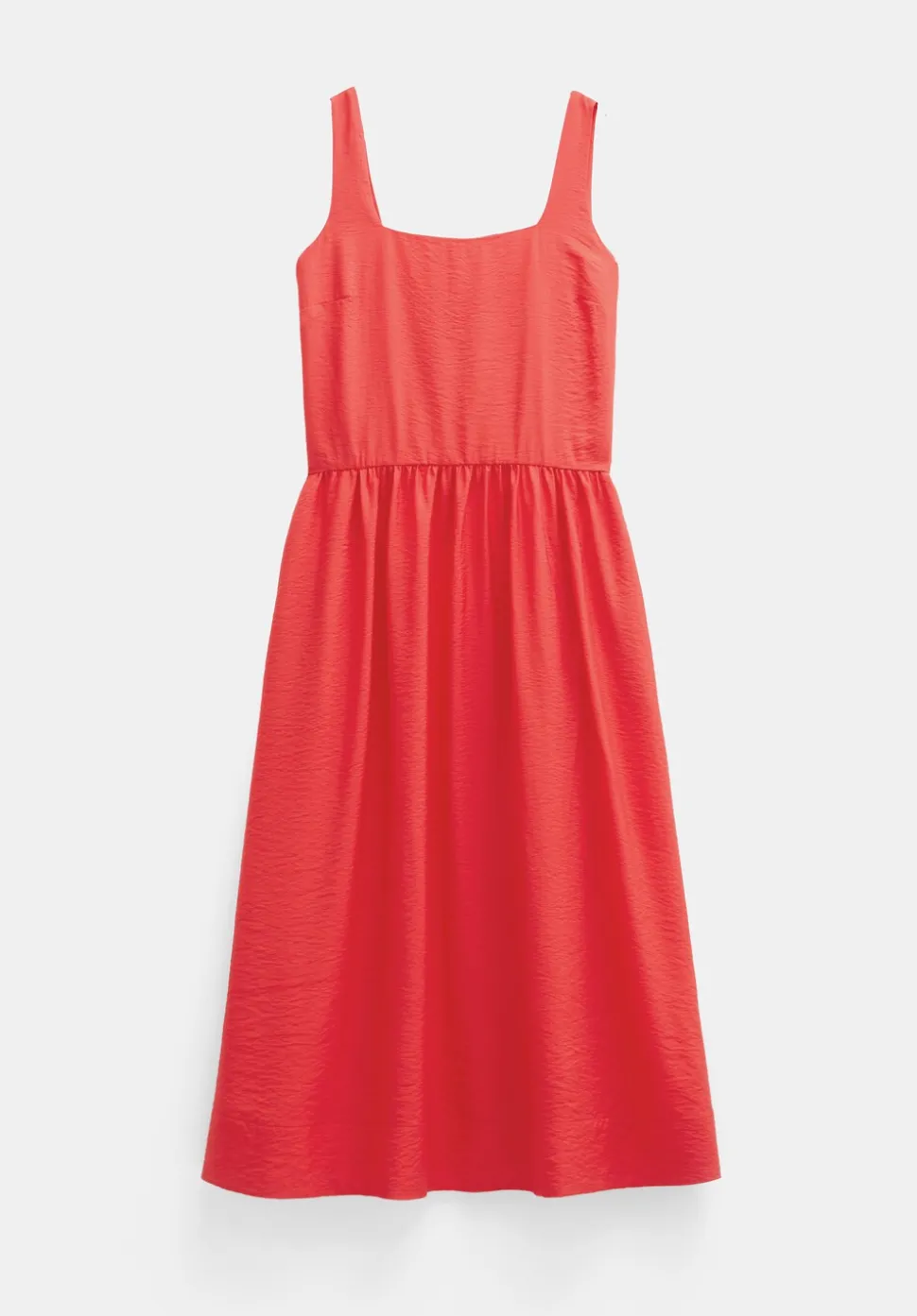 Air Flow Square Neck Midi Ballerina Dress