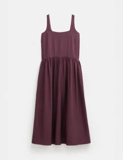 Air Flow Square Neck Midi Ballerina Dress