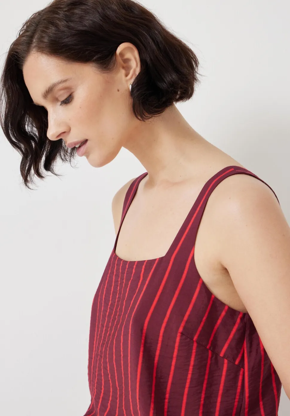 Air Flow Square Neckline Tank Top