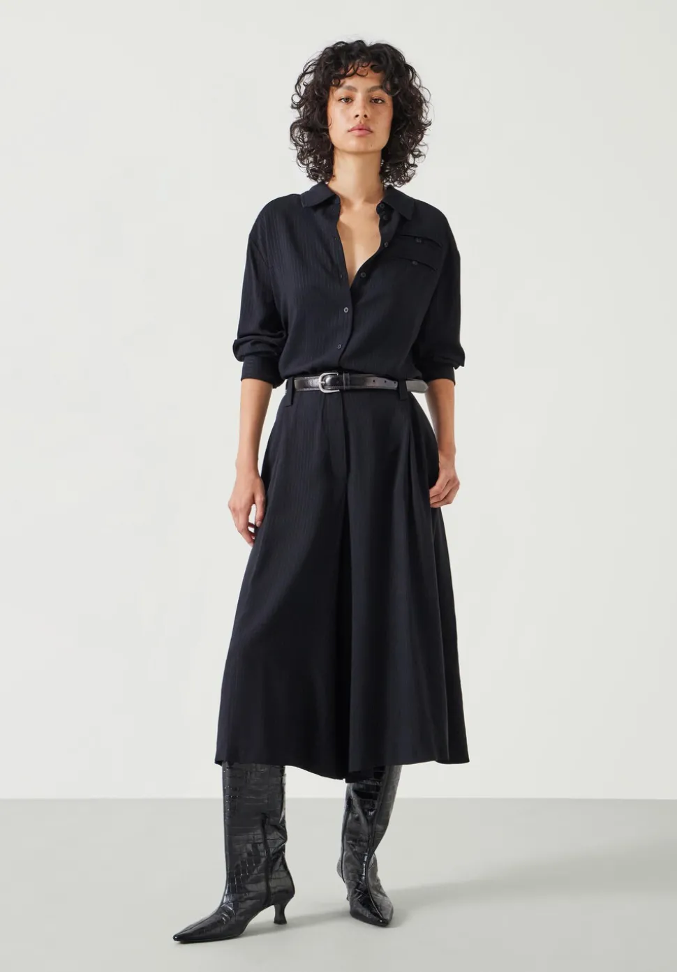 Akira Pinstripe Culotte