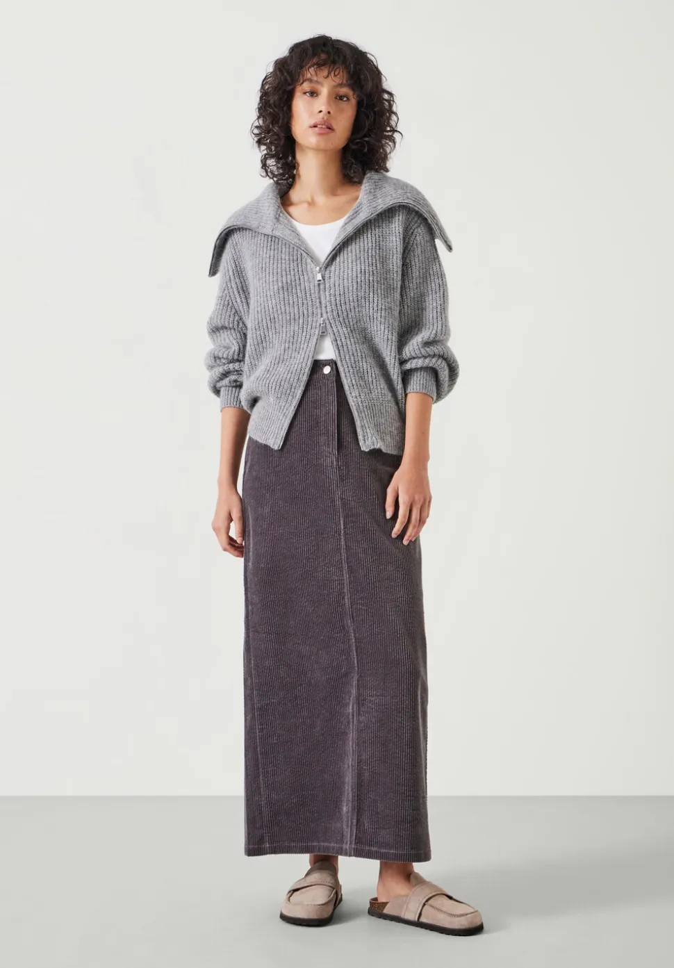 Alana Cord Maxi Skirt