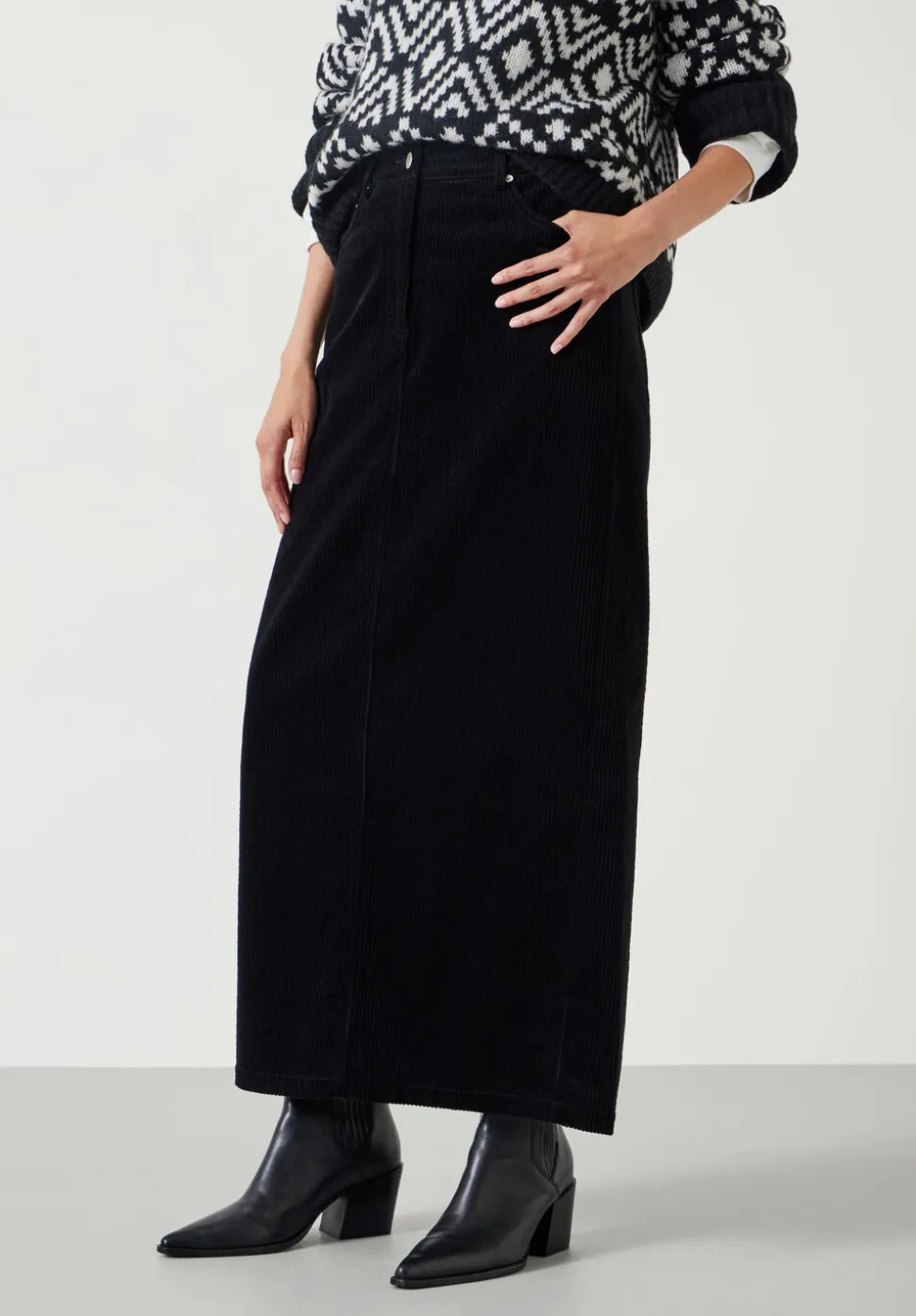Alana Cord Maxi Skirt