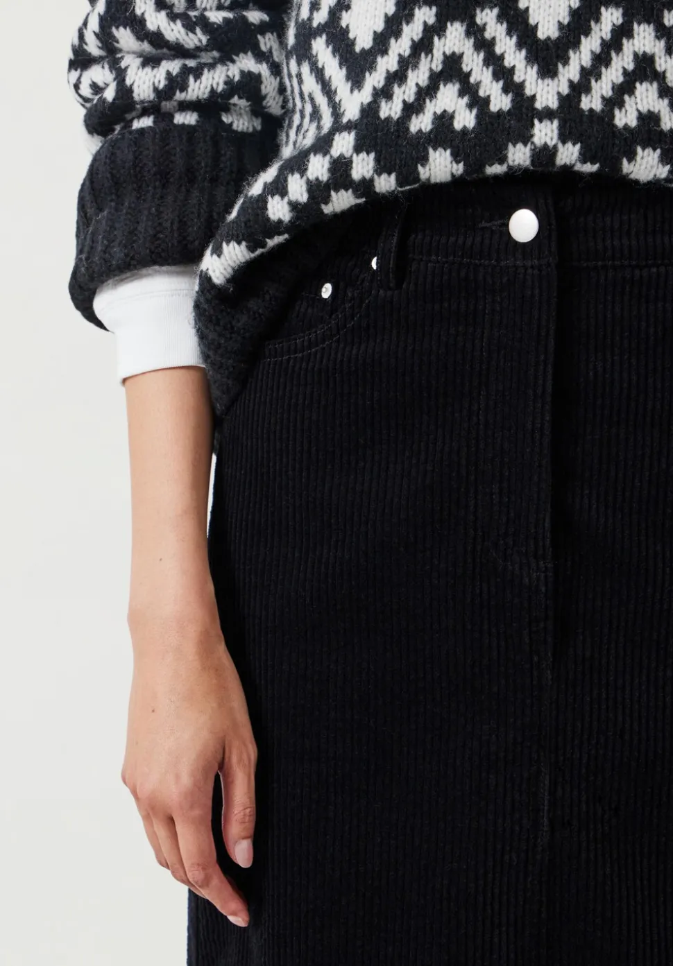 Alana Cord Maxi Skirt