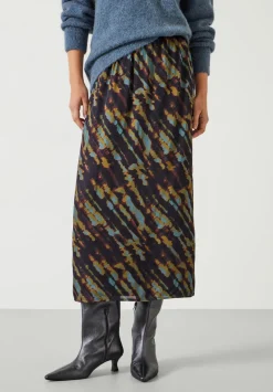 Alexandra Printed Column Midi Skirt