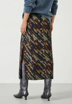 Alexandra Printed Column Midi Skirt