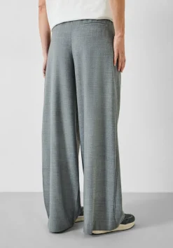 Alpa Wool Blend Wide Leg Trousers
