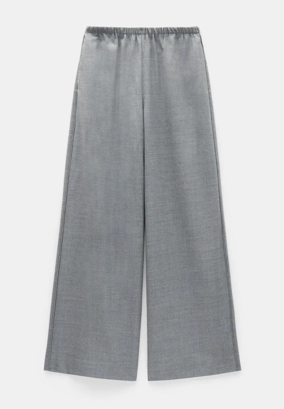 Alpa Wool Blend Wide Leg Trousers