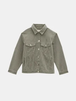 Amalia Cotton Striped Jacket