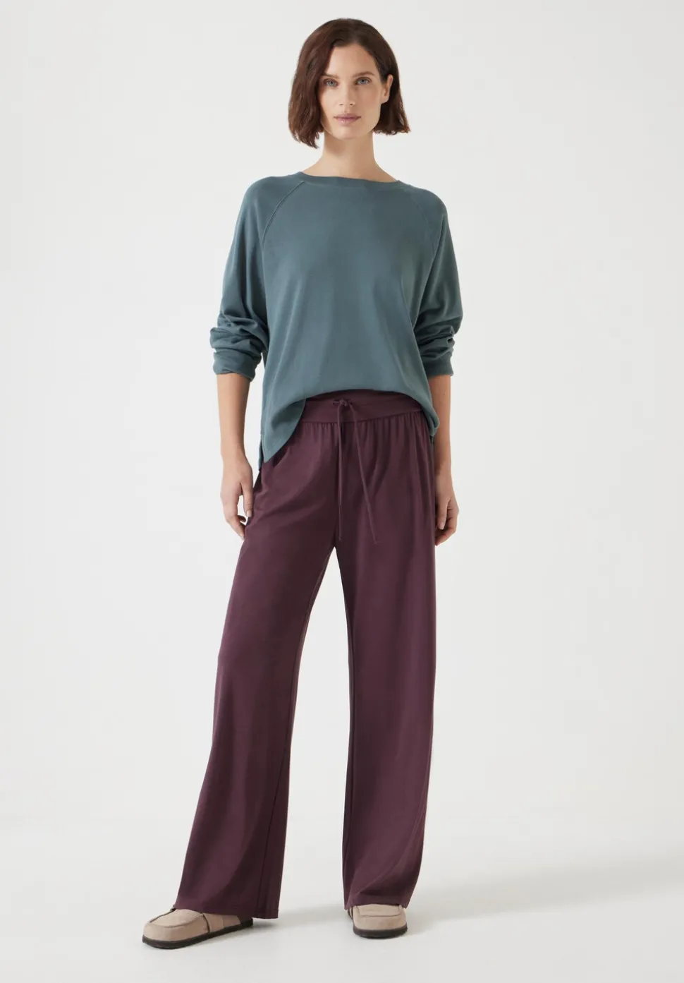 Amie Wide Leg Joggers