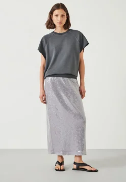 Anais Sheer Sequin Midi Skirt