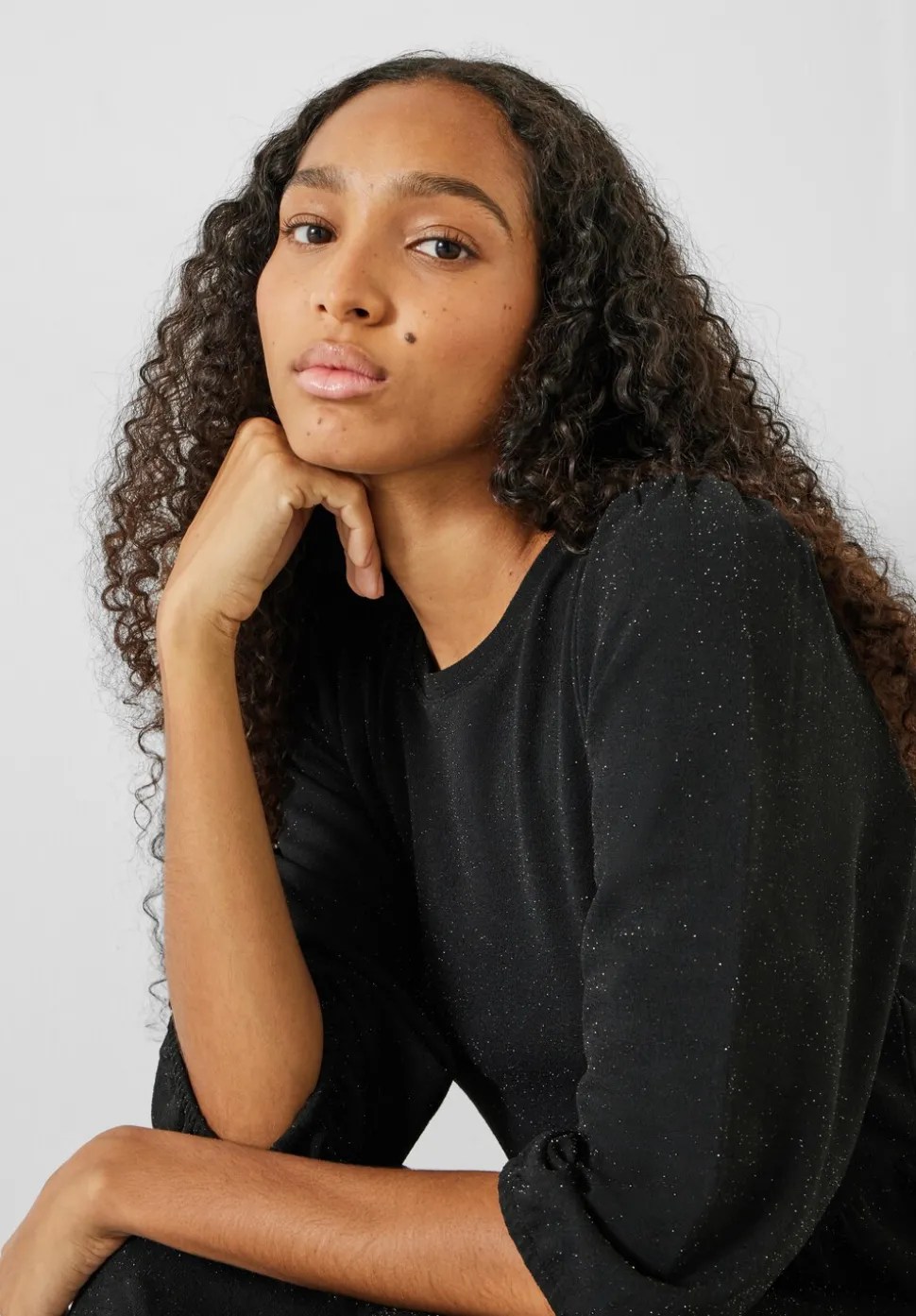 Athena Sparkle Jersey Dress