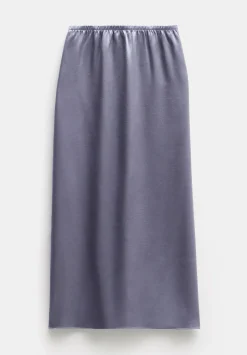 Aurora Satin Midi Skirt
