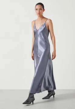 Aurora Satin Slip Maxi Dress