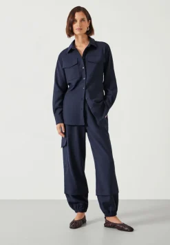 Ava Wool Cargo Trousers