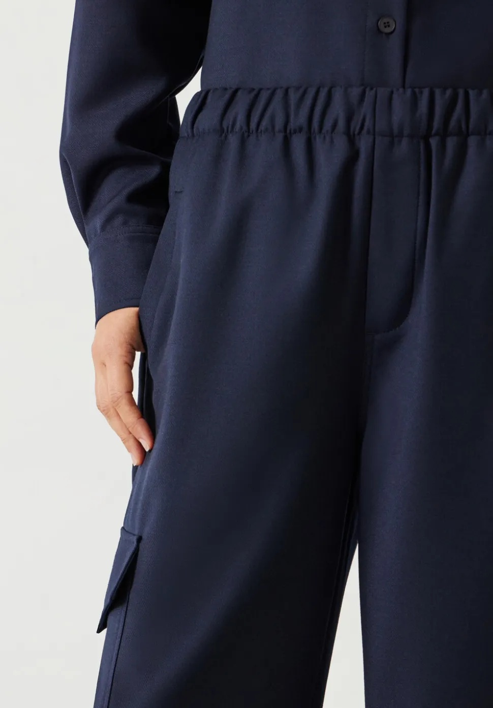 Ava Wool Cargo Trousers