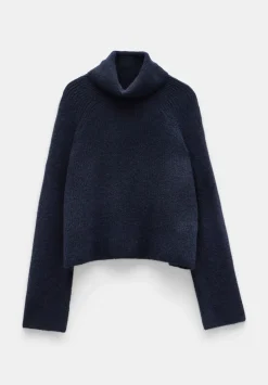 Aven Raglan Roll Neck Wool Blend Jumper