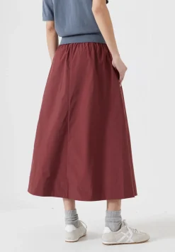 Aya Technical Pull On Midi Skirt