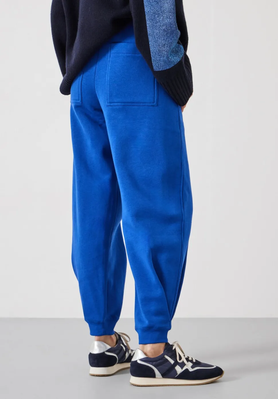 Barrel Leg Pleat Joggers