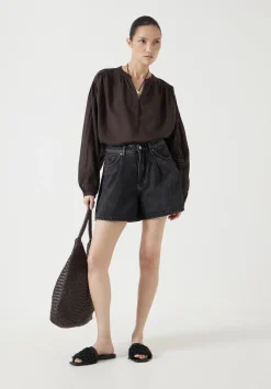 Bea Textured Stripe Blouse