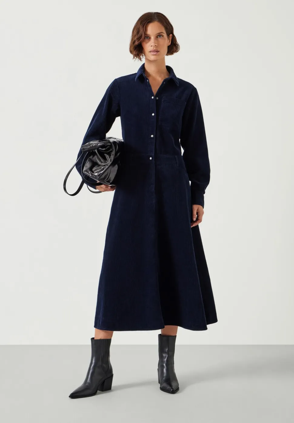 Bella Cord Midi Dress