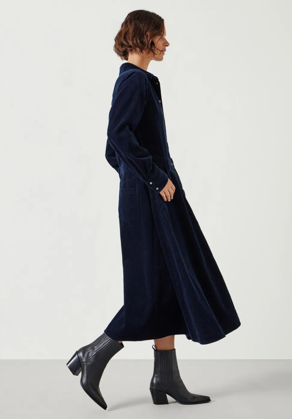 Bella Cord Midi Dress