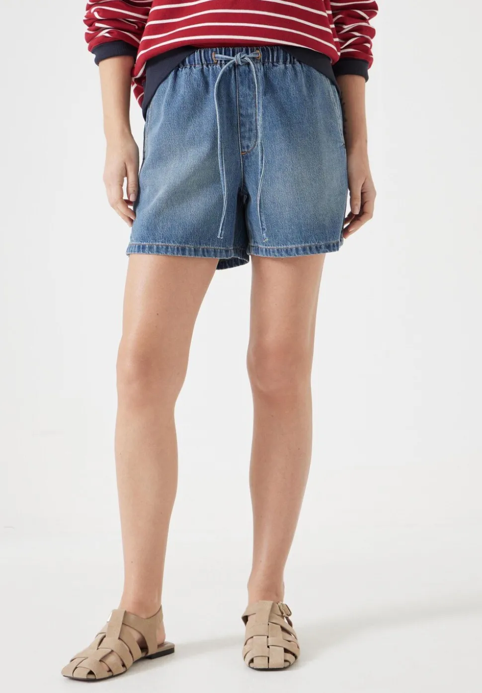 Betty Denim Pull On Shorts