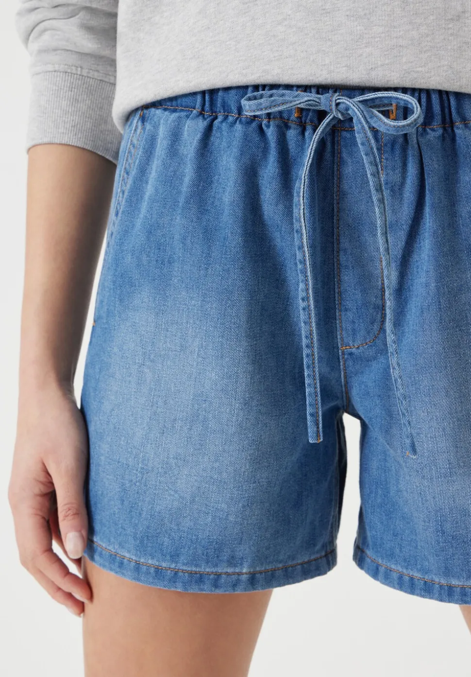 Betty Denim Pull On Shorts