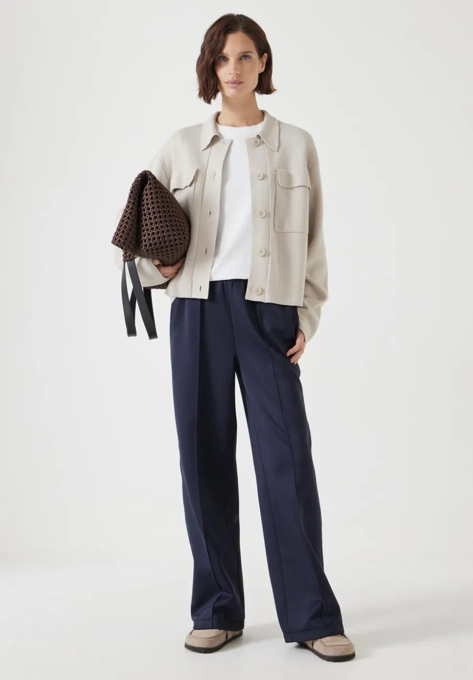 Bobbie Shirt Jacket with Wool