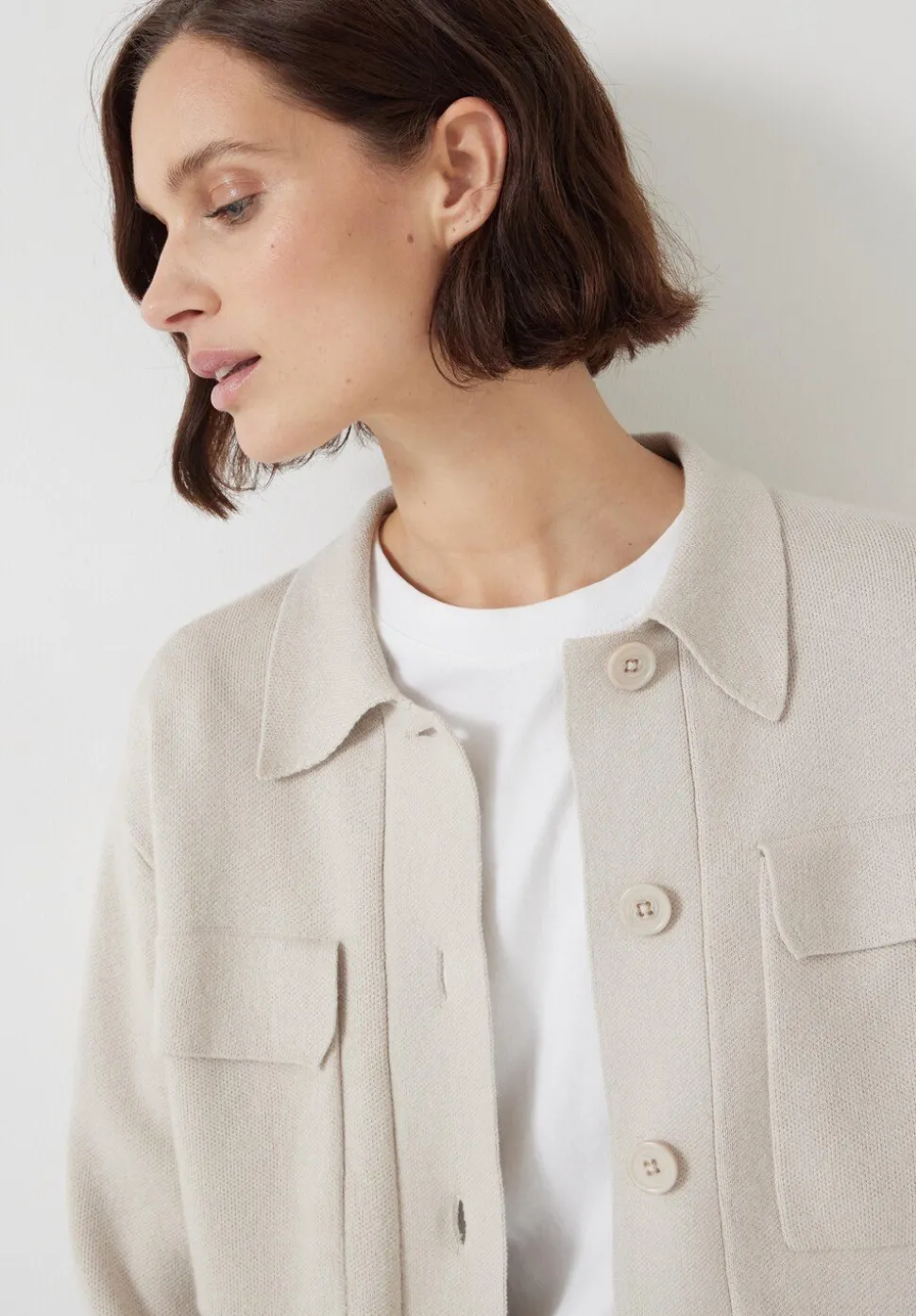 Bobbie Shirt Jacket with Wool