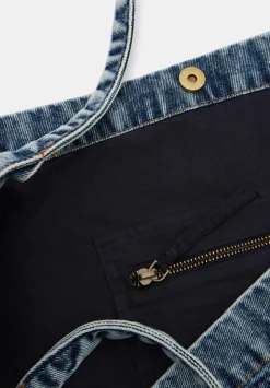 Britney Denim Tote Bag
