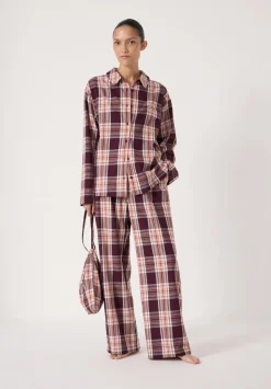 Brushed Cotton Check Print Pyjamas