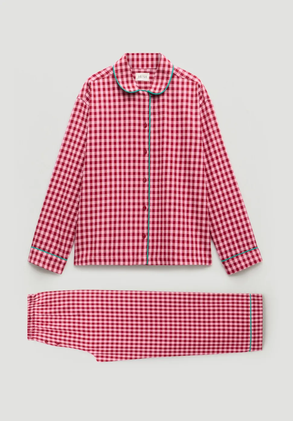 Brushed Cotton Gingham Pyjamas
