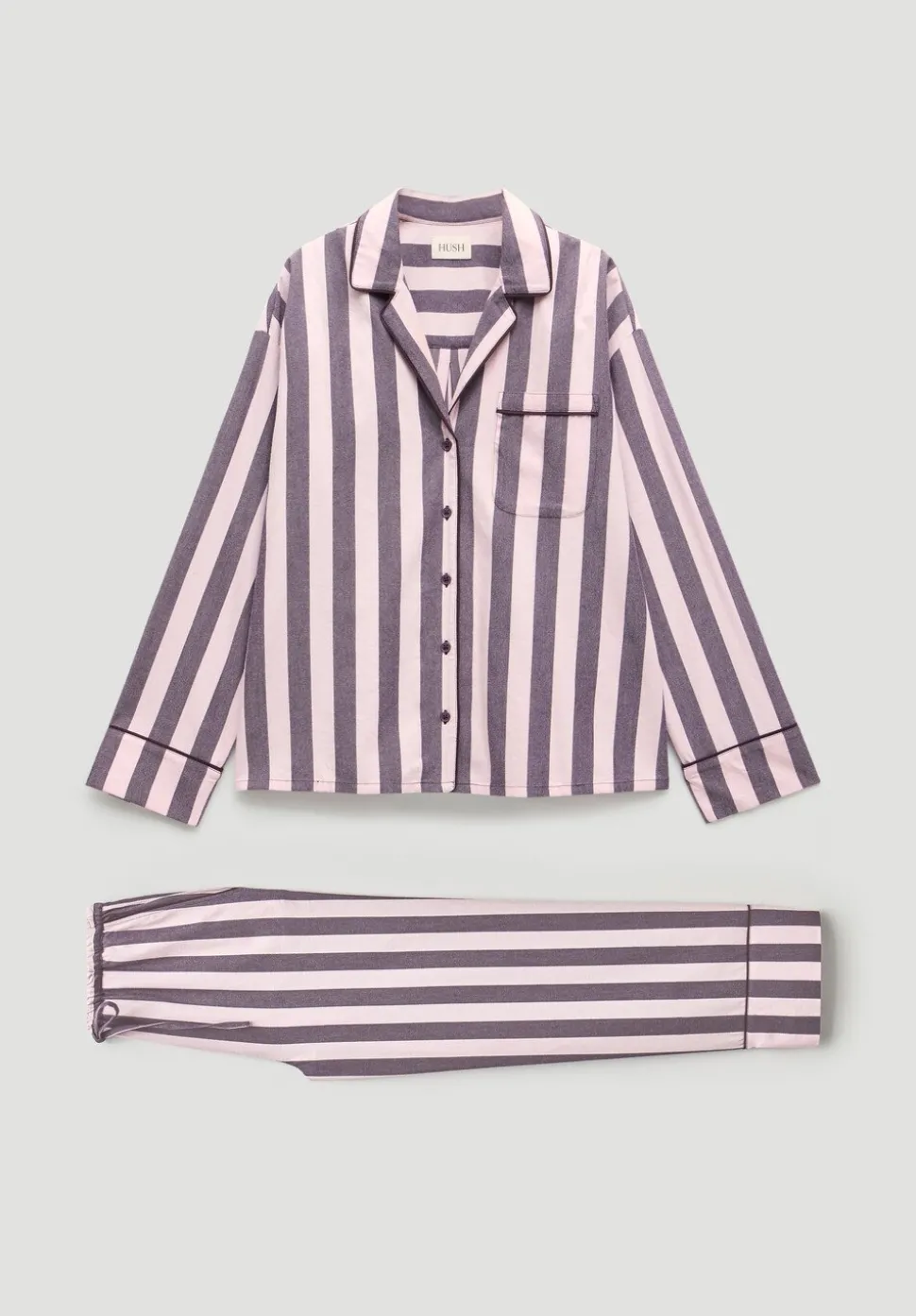 Brushed Cotton Striped Pyjamas