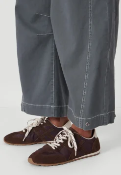 Bryce Seam Detail Barrel Leg Trousers