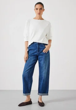 Button Fly Boyfriend Jean