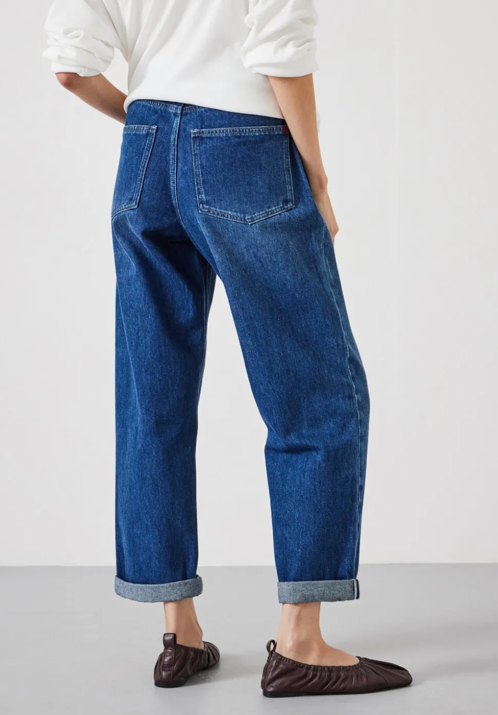 Button Fly Boyfriend Jean