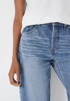 Button Fly Boyfriend Jean