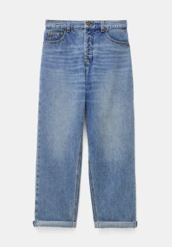 Button Fly Boyfriend Jean