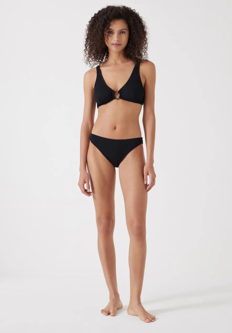Cally Classic Crinkle Bikini Bottoms