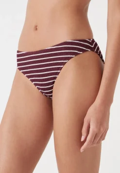 Cally Classic Stripe Crinkle Bikini Bottoms