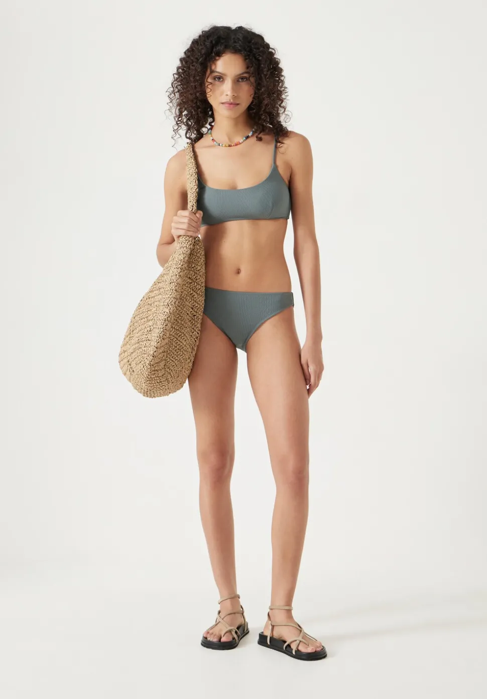 Cally Classic Texture Bikini Bottoms