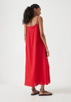 Carmen Cotton Gauze Midi Dress