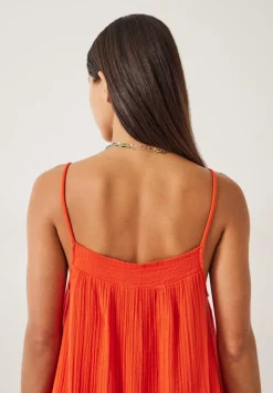 Carmen Relaxed Cheesecloth Slip Dress