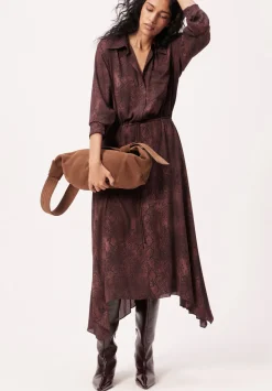 Chiffon Hanky Hem Maxi Dress